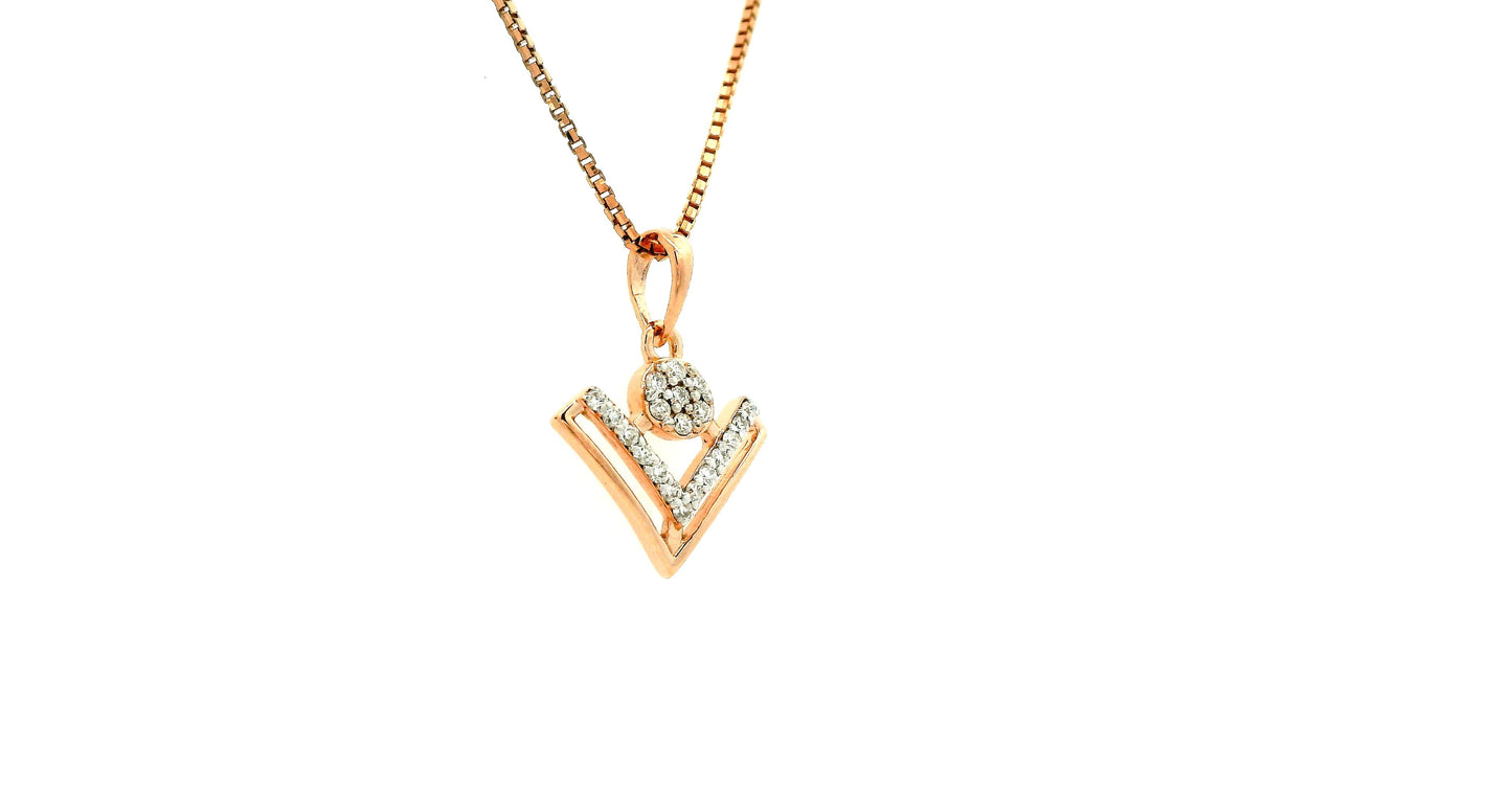 Elegant Rose Gold Pendant
