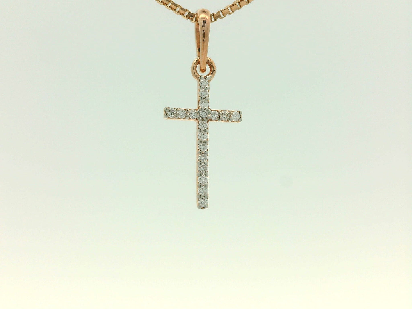 Elegant Diamond Cross Pendant