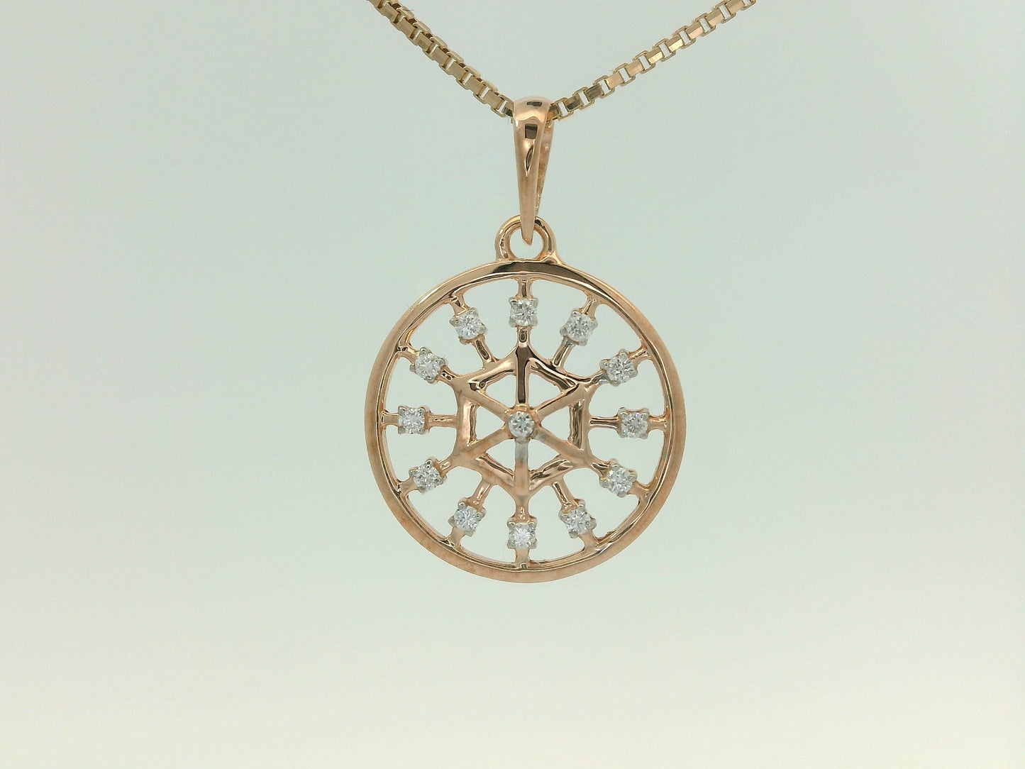 Elegant Rose Gold Pendant