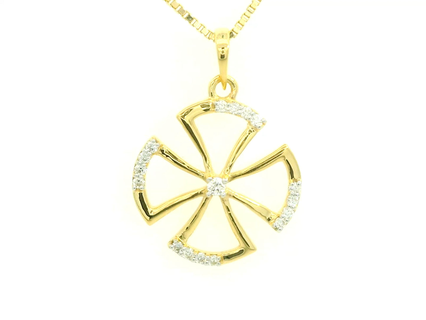 Elegant Gold Cross Pendant