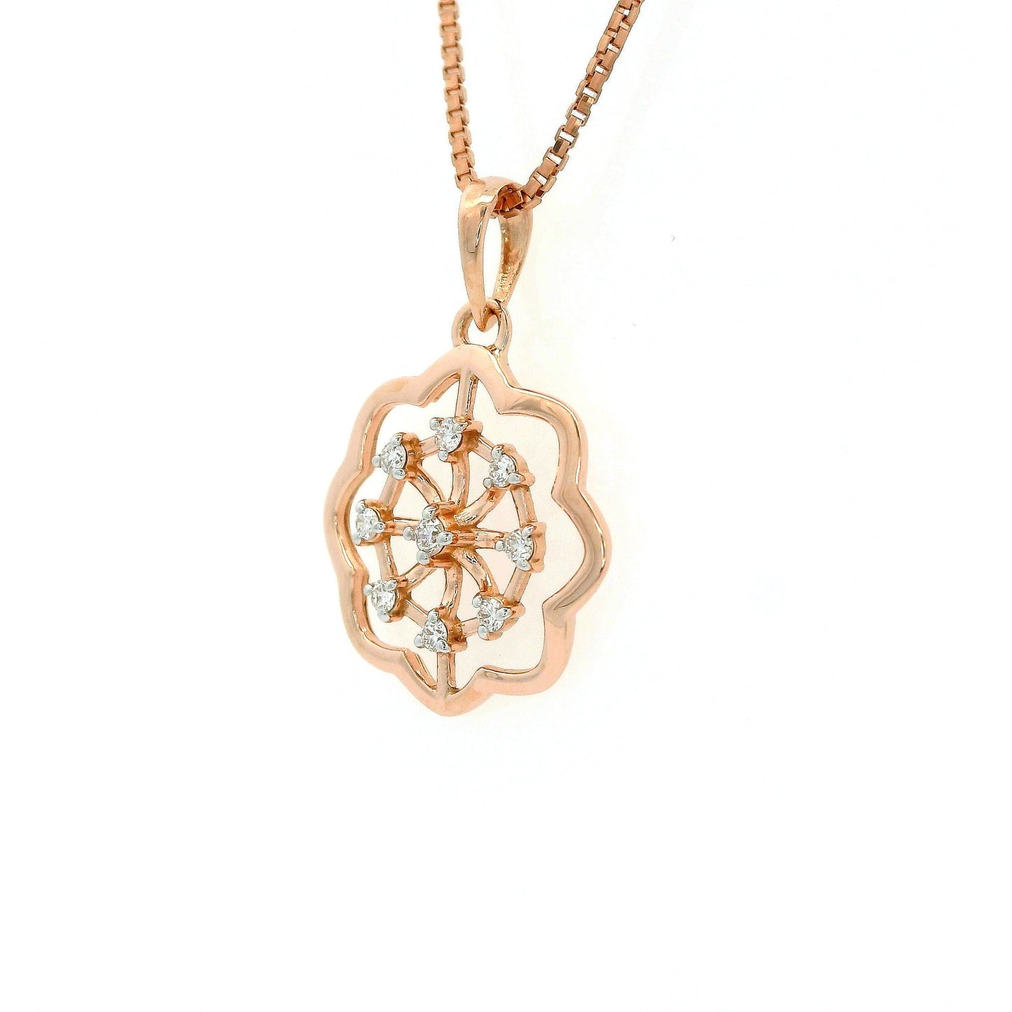 Elegant Floral Pendant Necklace