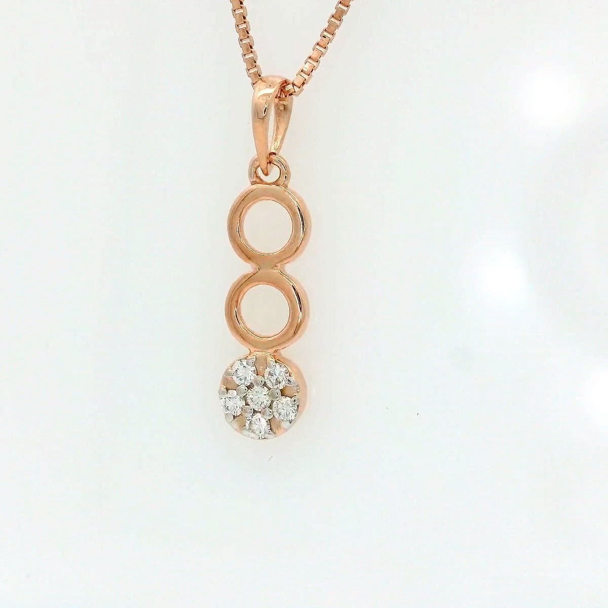 Elegant Rose Gold Pendant