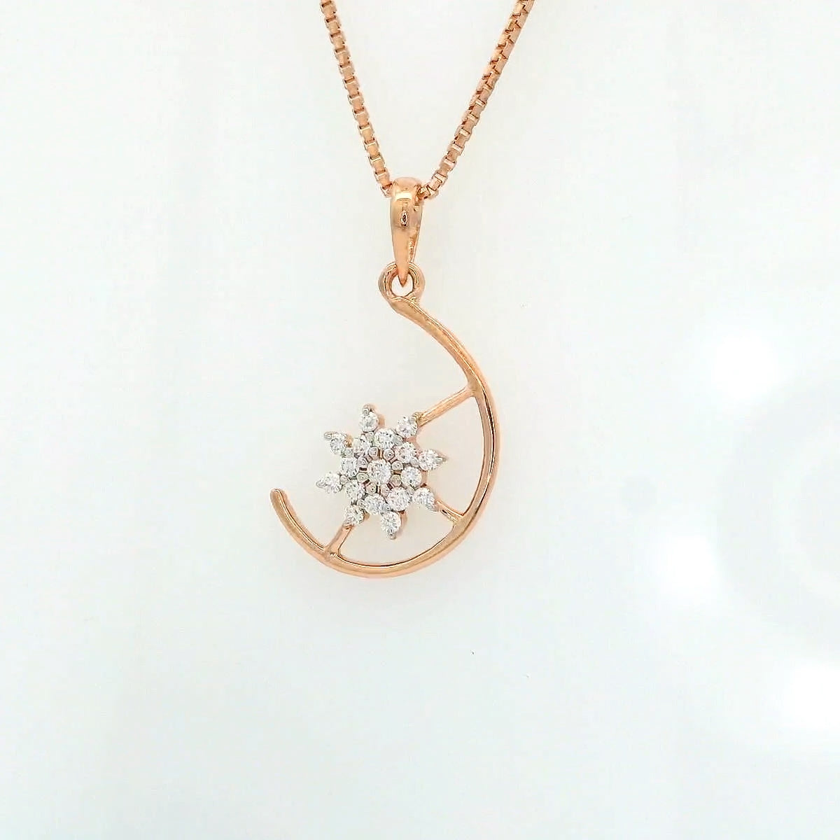 Elegant Rose Gold Pendant