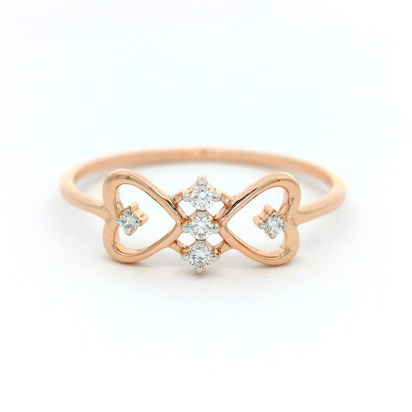 Elegant Infinity Ring with Diamonds