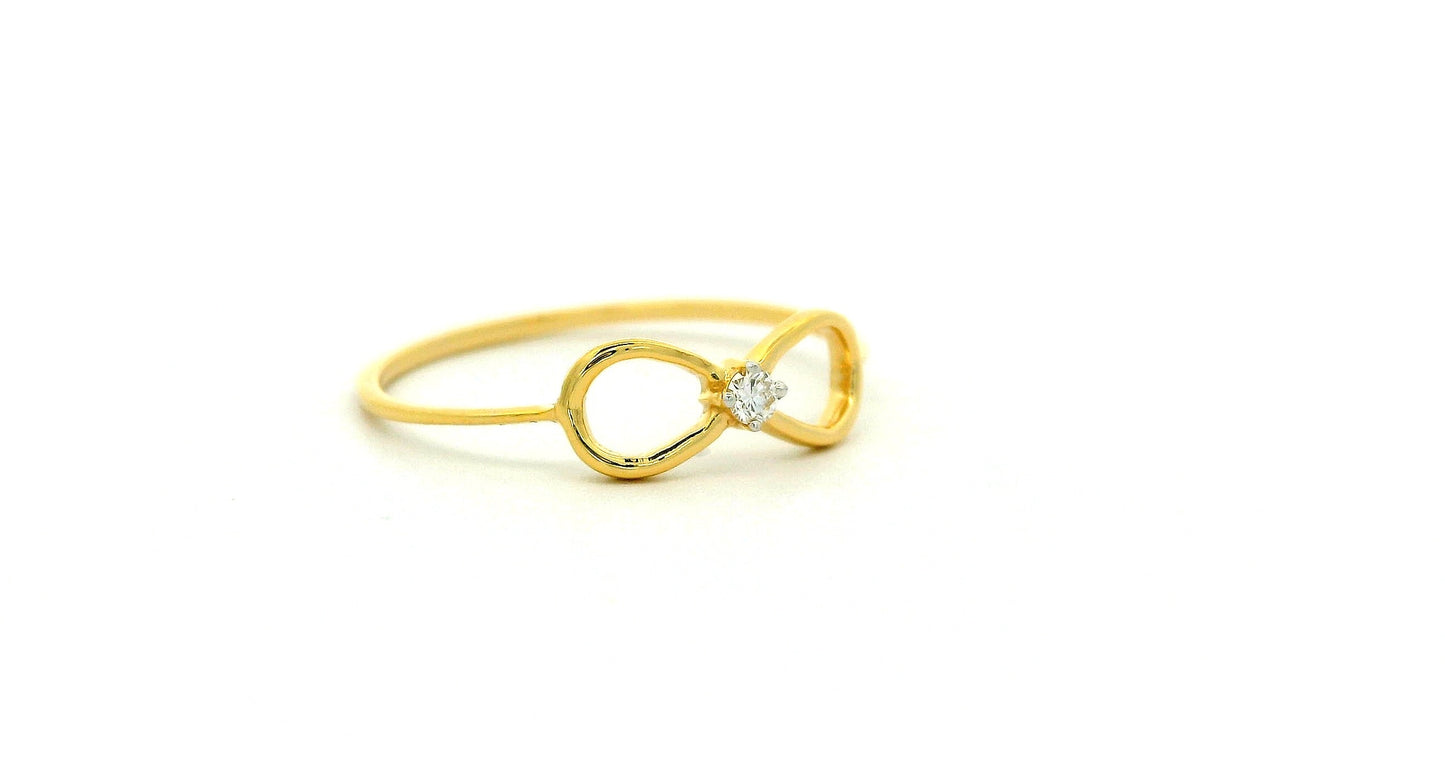 Elegant Infinity Diamond Ring