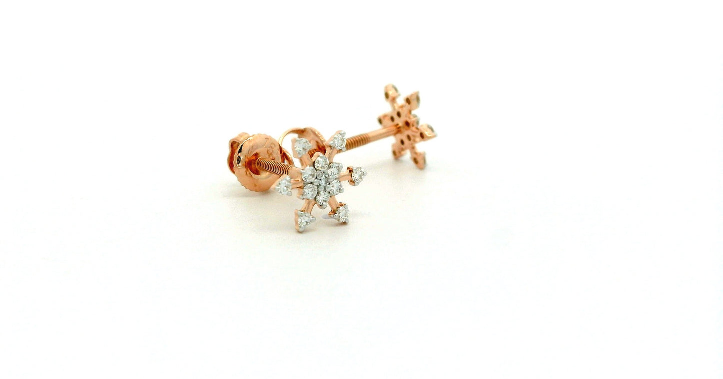 Elegant Diamond Stud Earrings