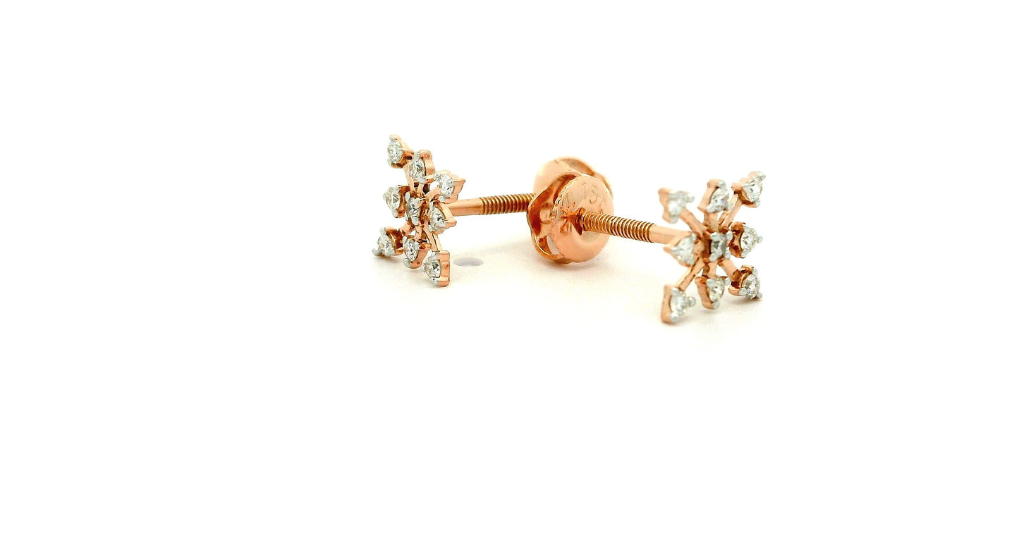 Elegant Rose Gold Earrings