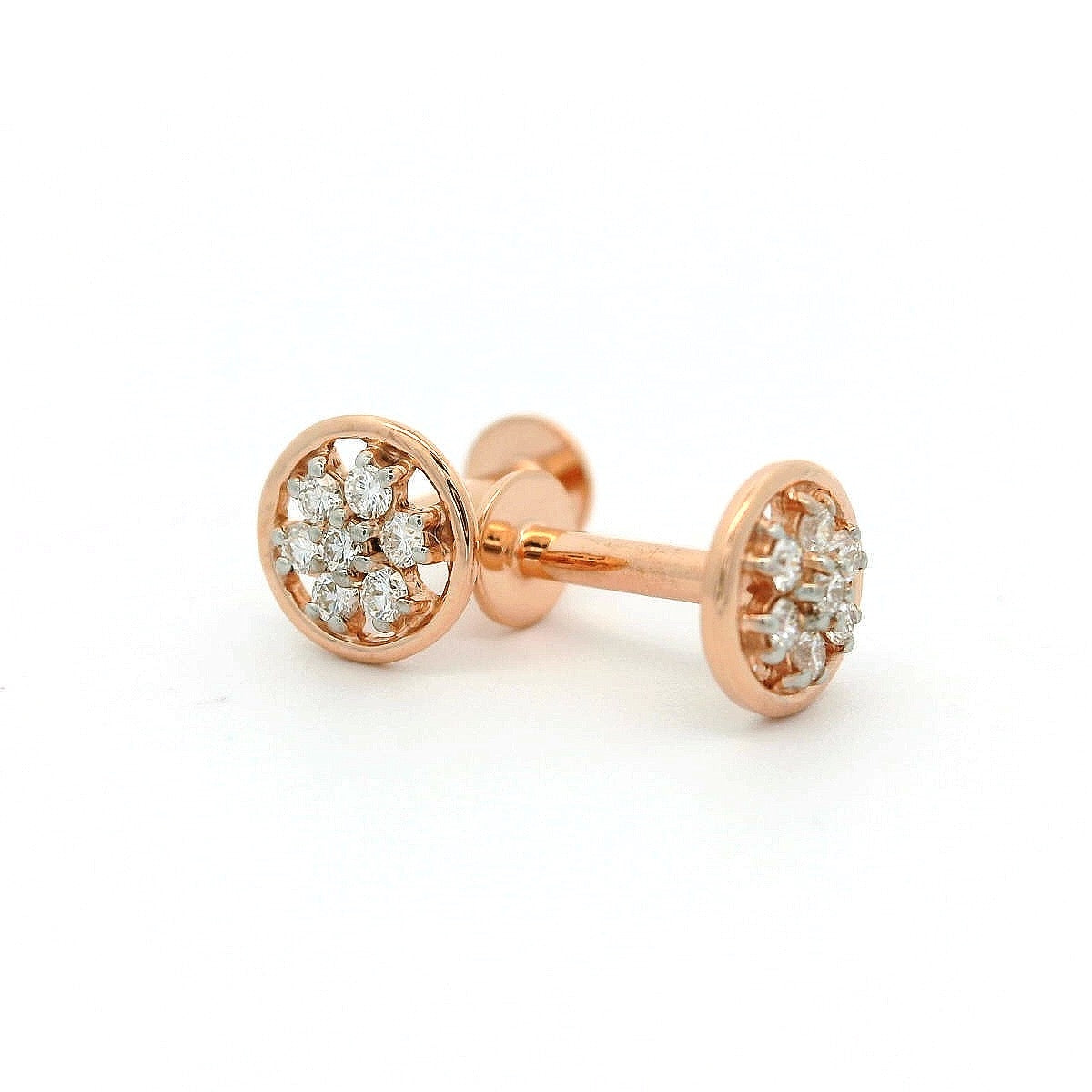 Elegant Diamond Stud Earrings