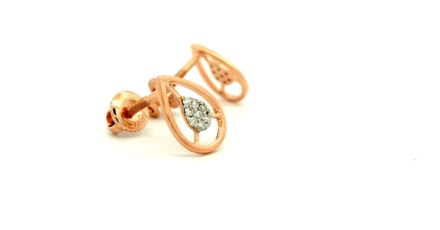 Elegant Rose Gold Earrings