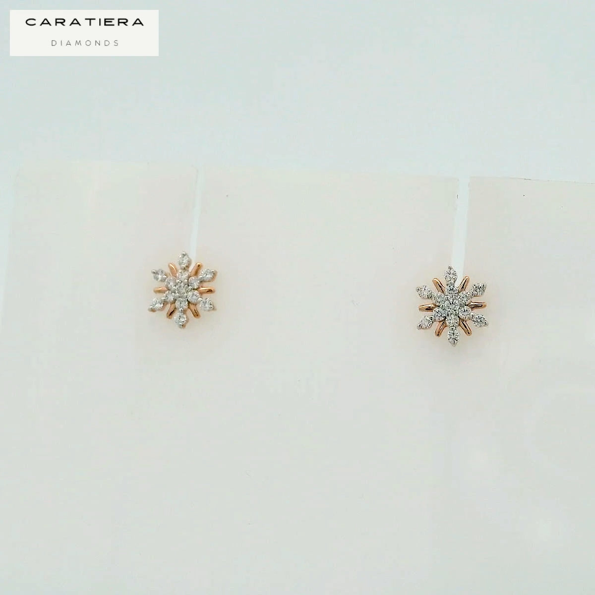 Elegant Diamond Star Earrings