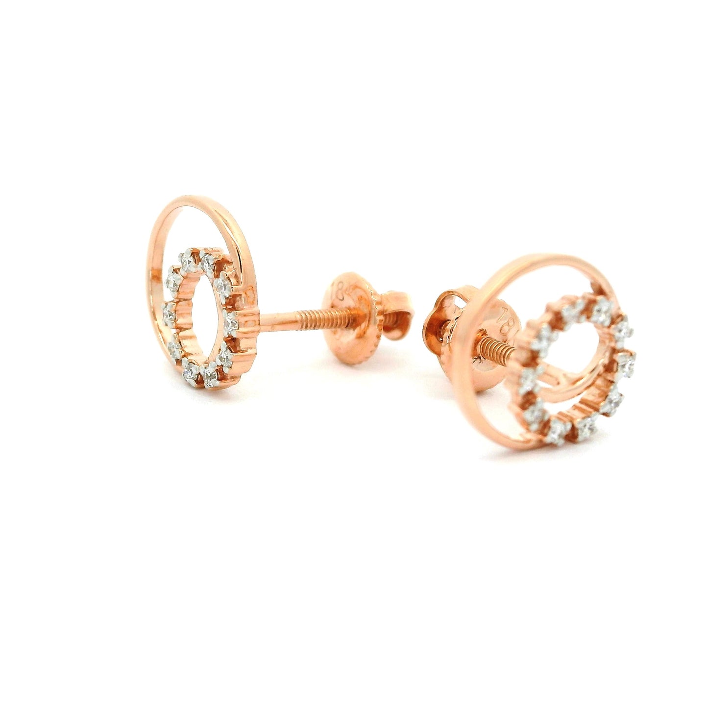 Elegant Rose Gold Earrings