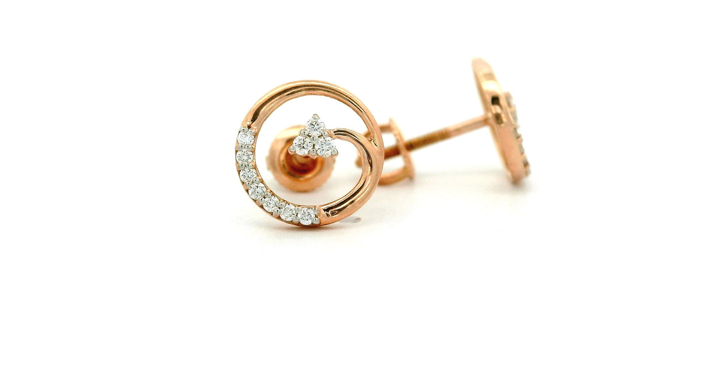 Elegant Rose Gold Earrings