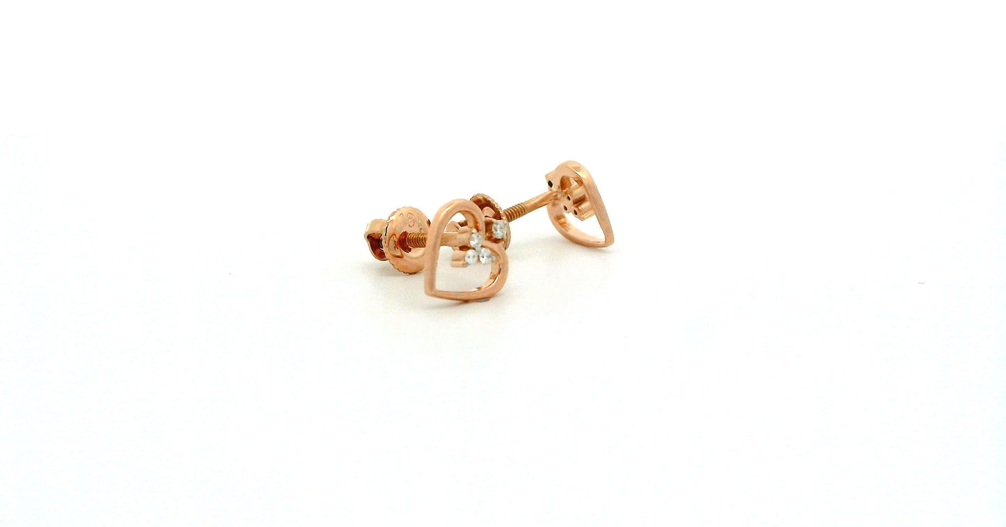 Elegant Heart-Shaped Earrings
