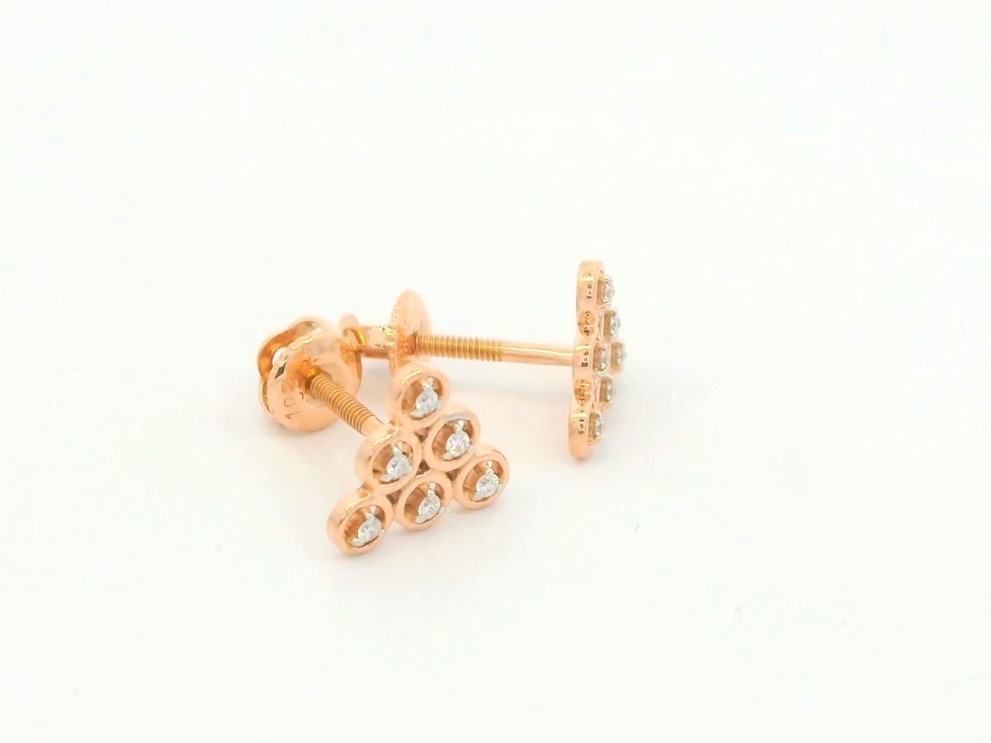 Elegant Rose Gold Earrings