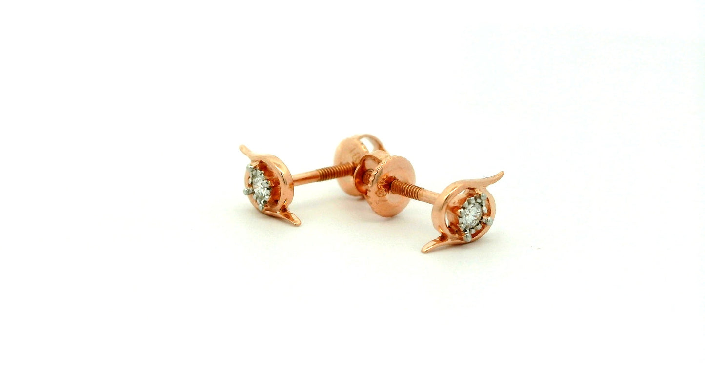 Elegant Rose Gold Earrings