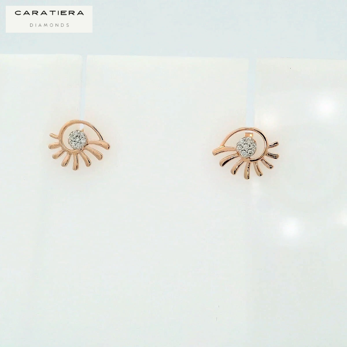 Elegant Rose Gold Earrings