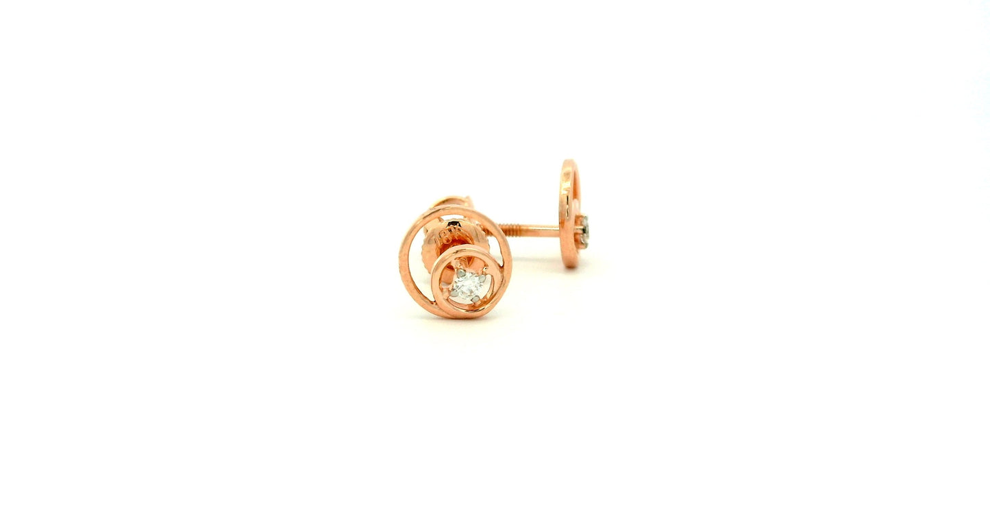 Elegant Rose Gold Earrings