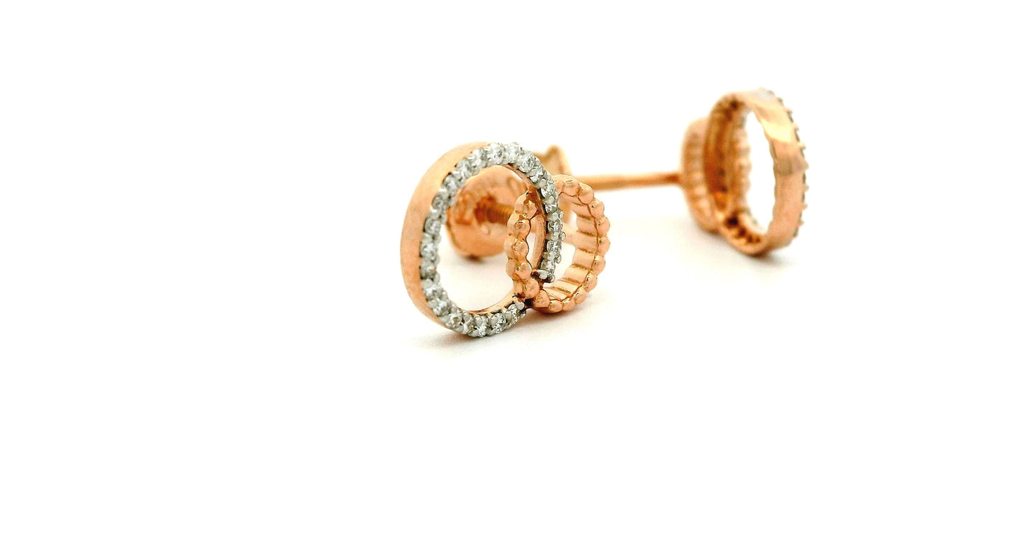 Elegant Rose Gold Earrings