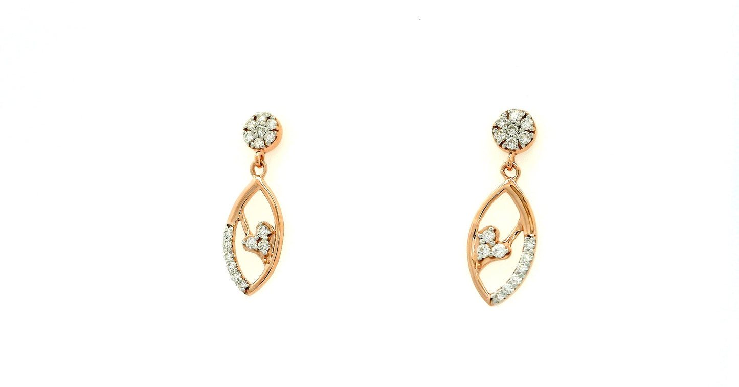 Elegant Rose Gold Earrings