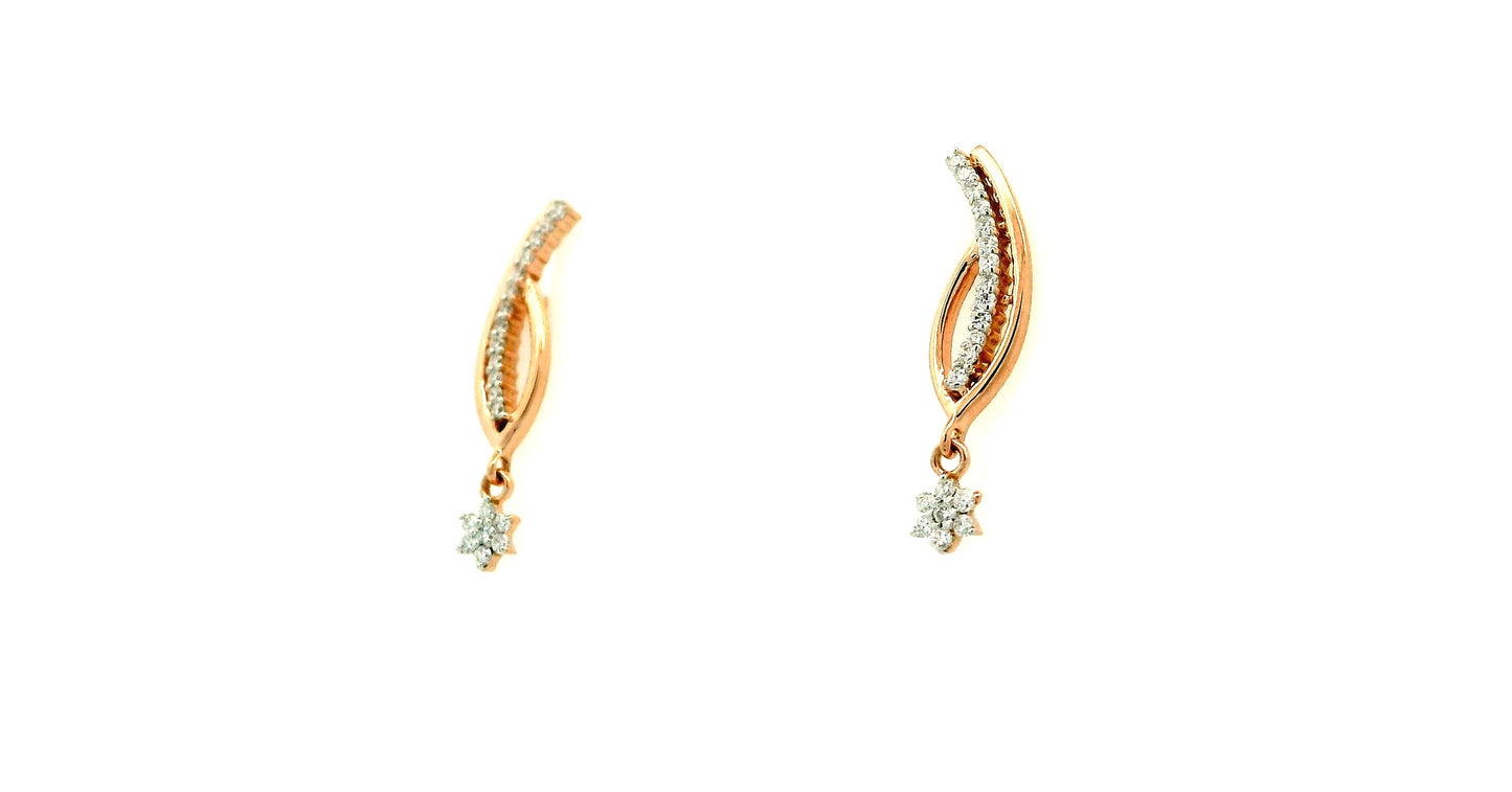 Elegant Rose Gold Earrings