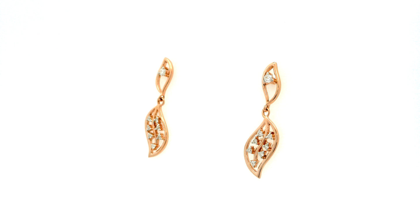 Elegant Leaf Design Earrings