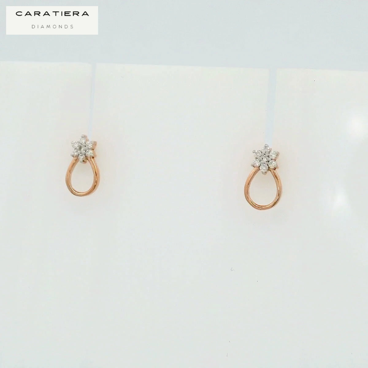 Elegant Diamond Star Earrings