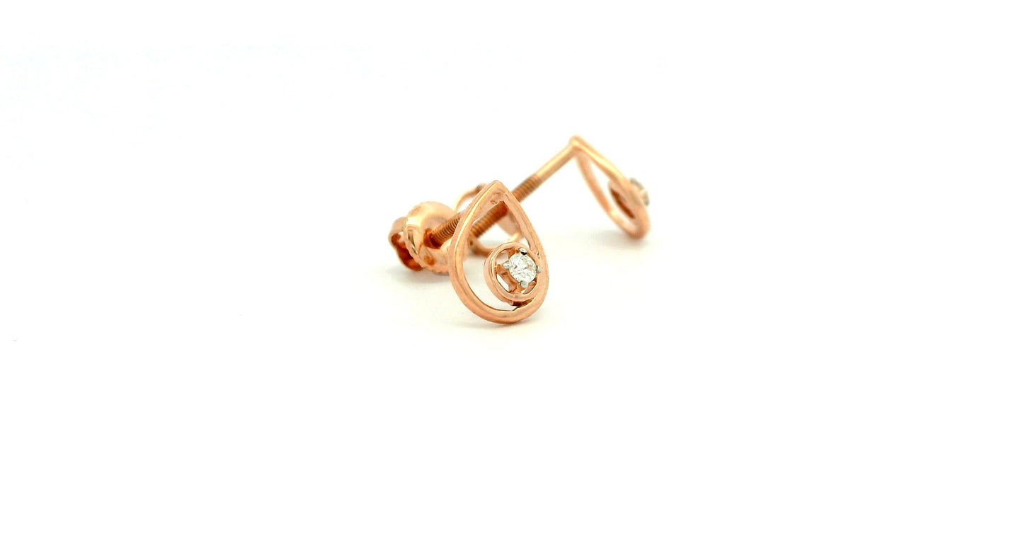 Elegant Rose Gold Earrings