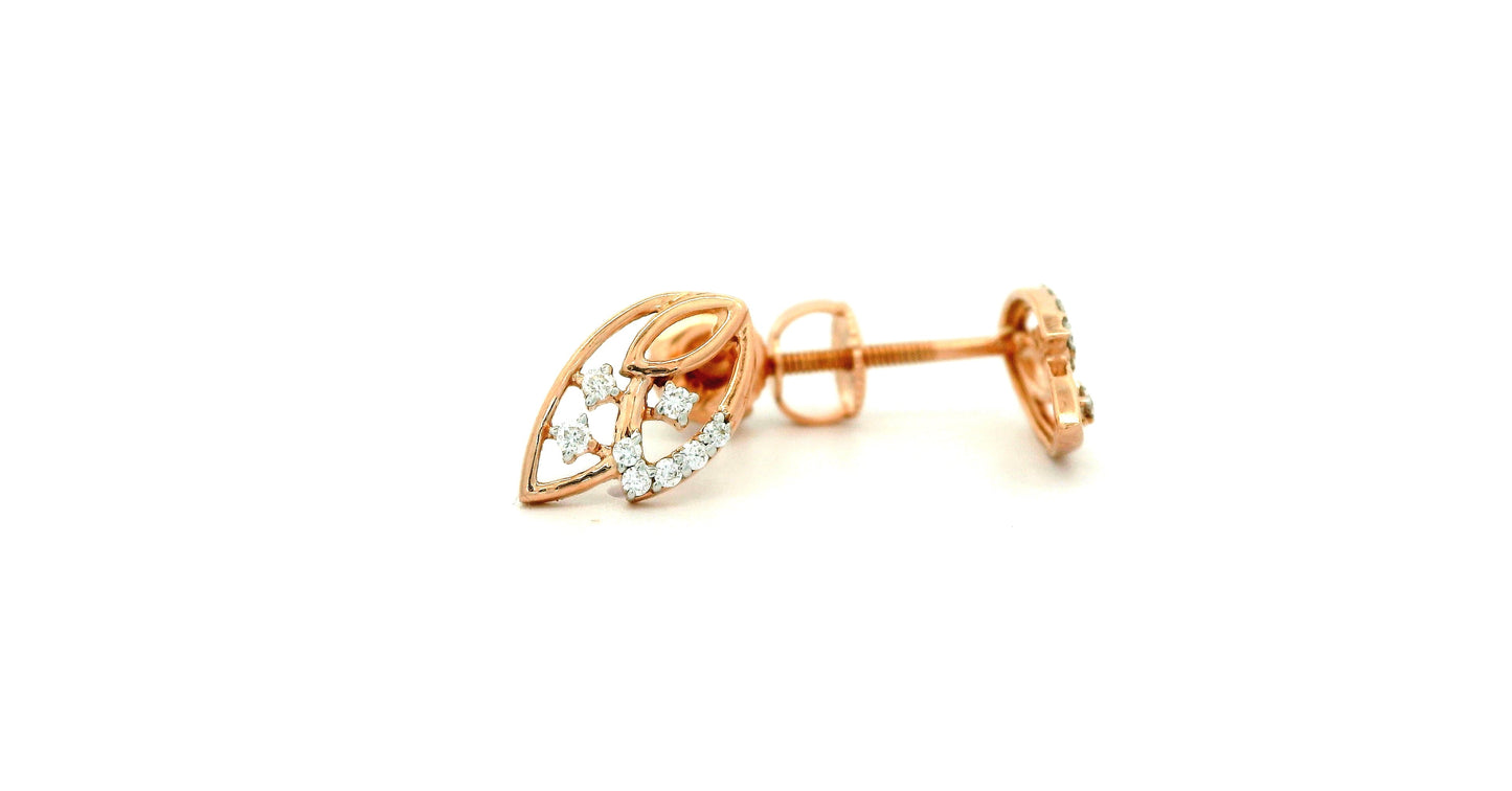 Elegant Rose Gold Earrings