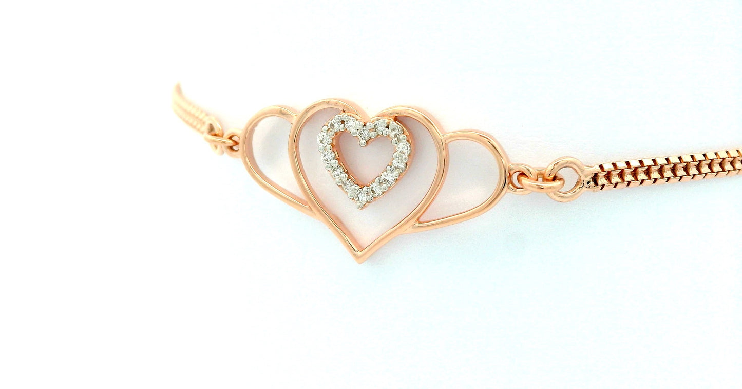Elegant Rose Gold Bracelet