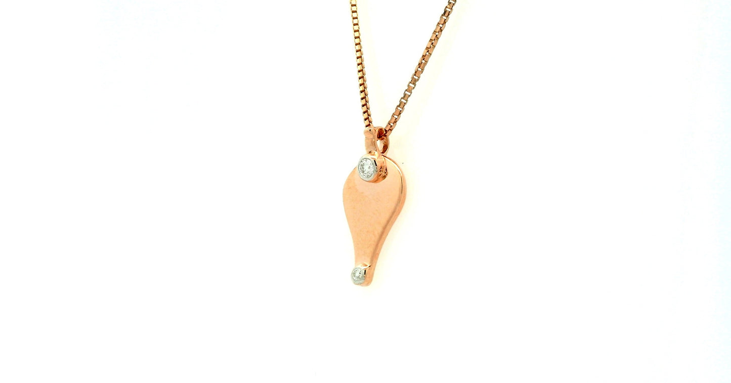 Elegant Rose Gold Pendant
