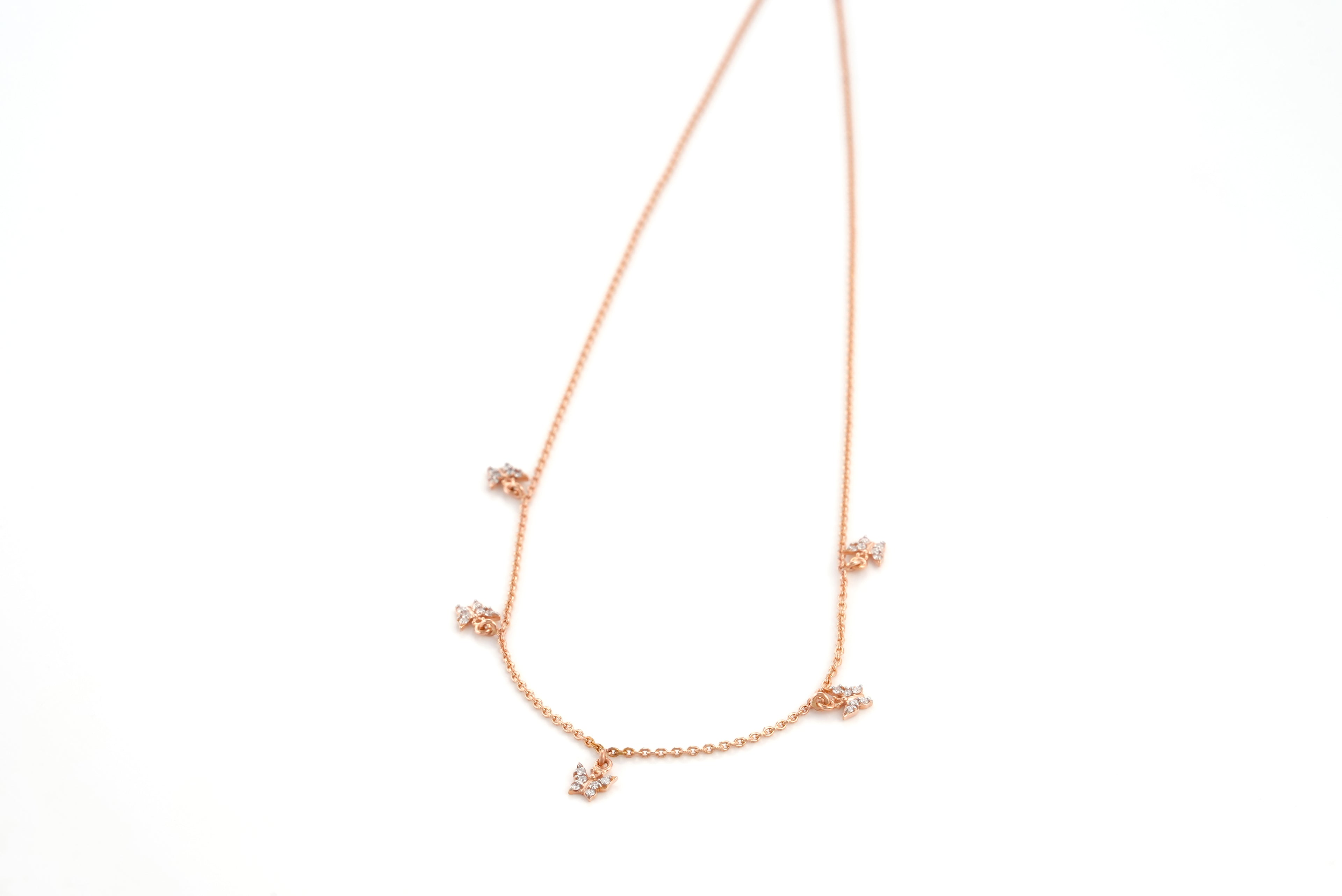 Butterfly charms Necklace  - NCD