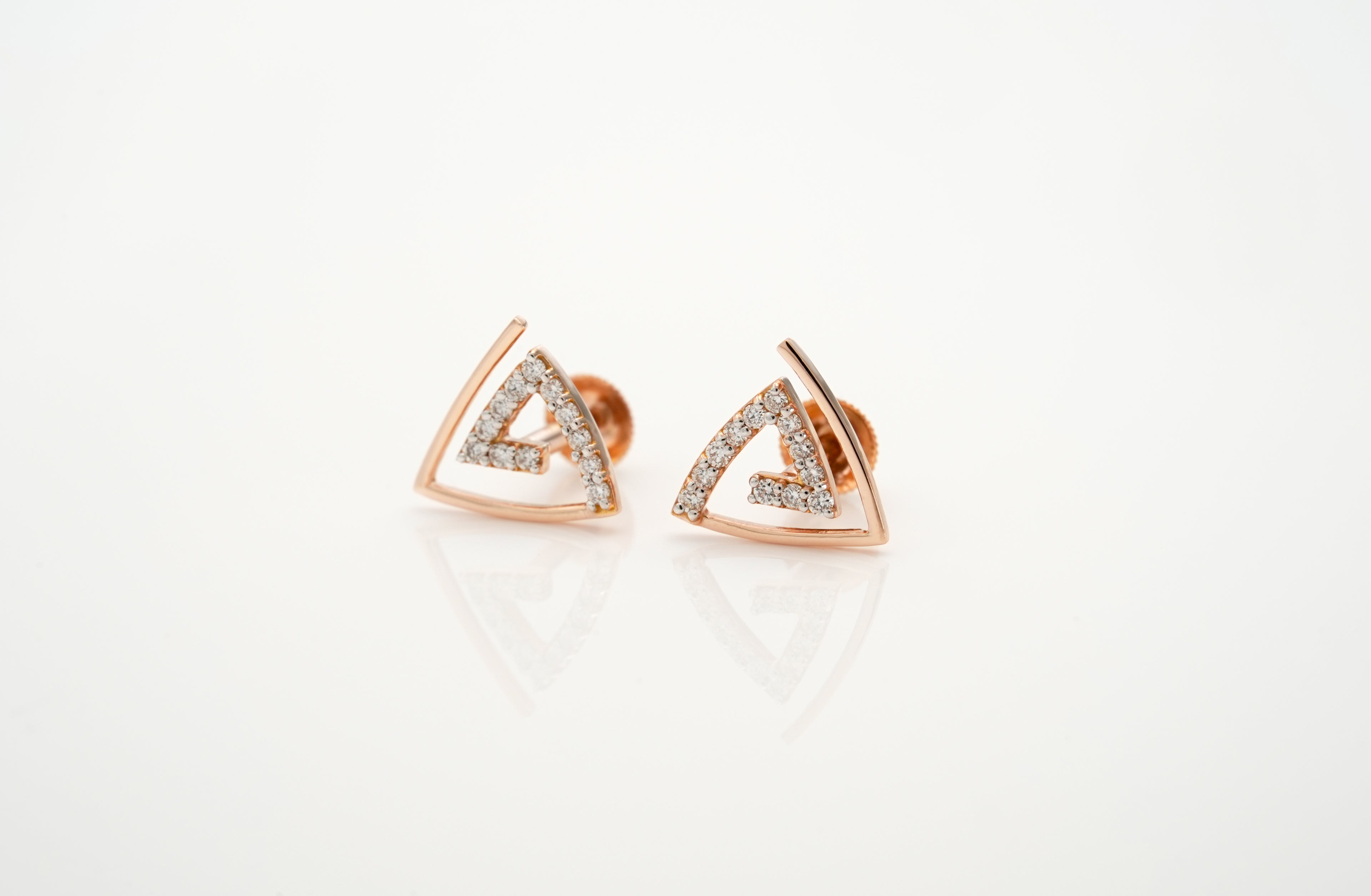 Diamond Prism Earrings - STDD586