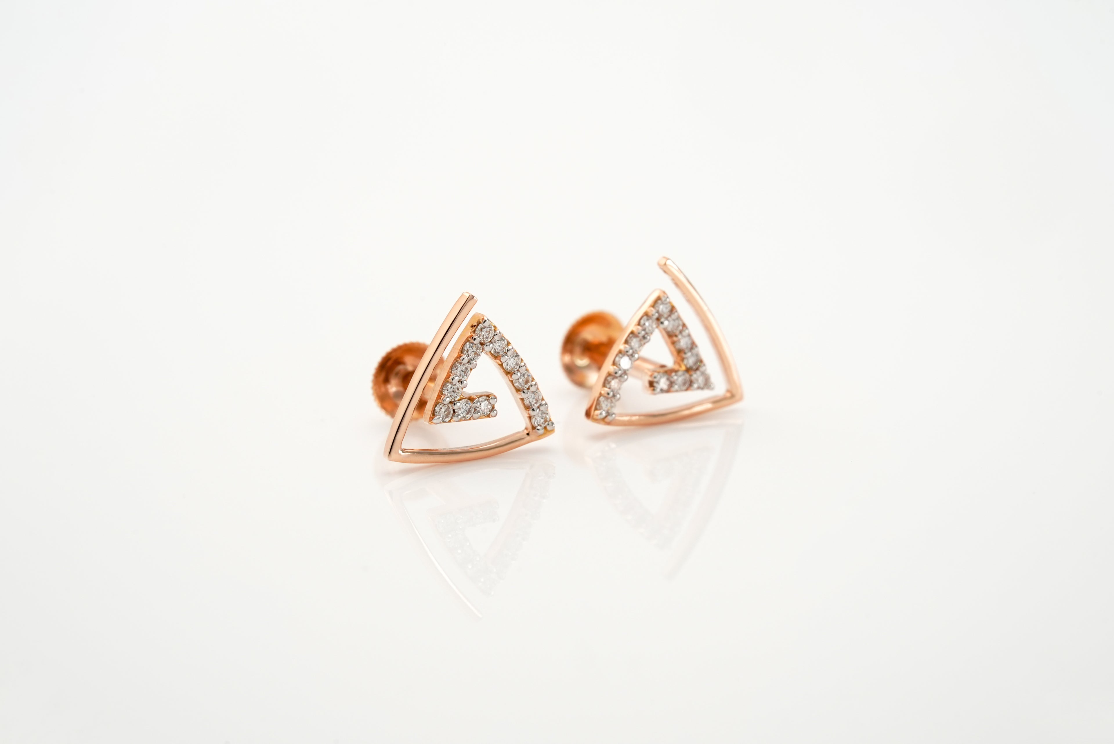 Diamond Prism Earrings - STDD586