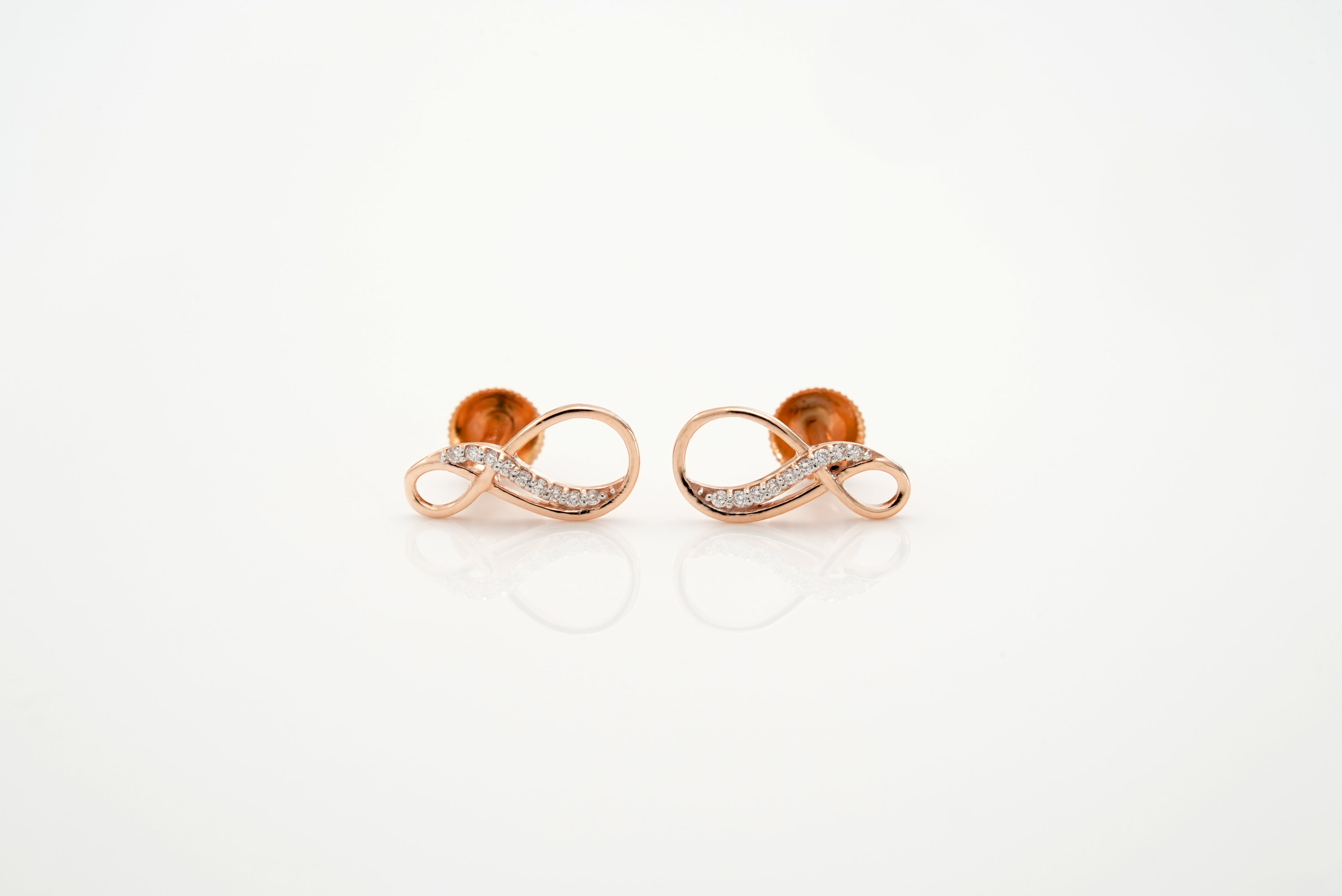 Infinity Sparkle Earrings  -STDD