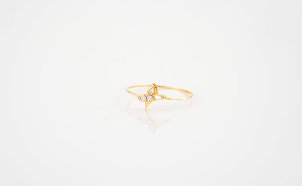 Butterfly Trio Ring  -RGD