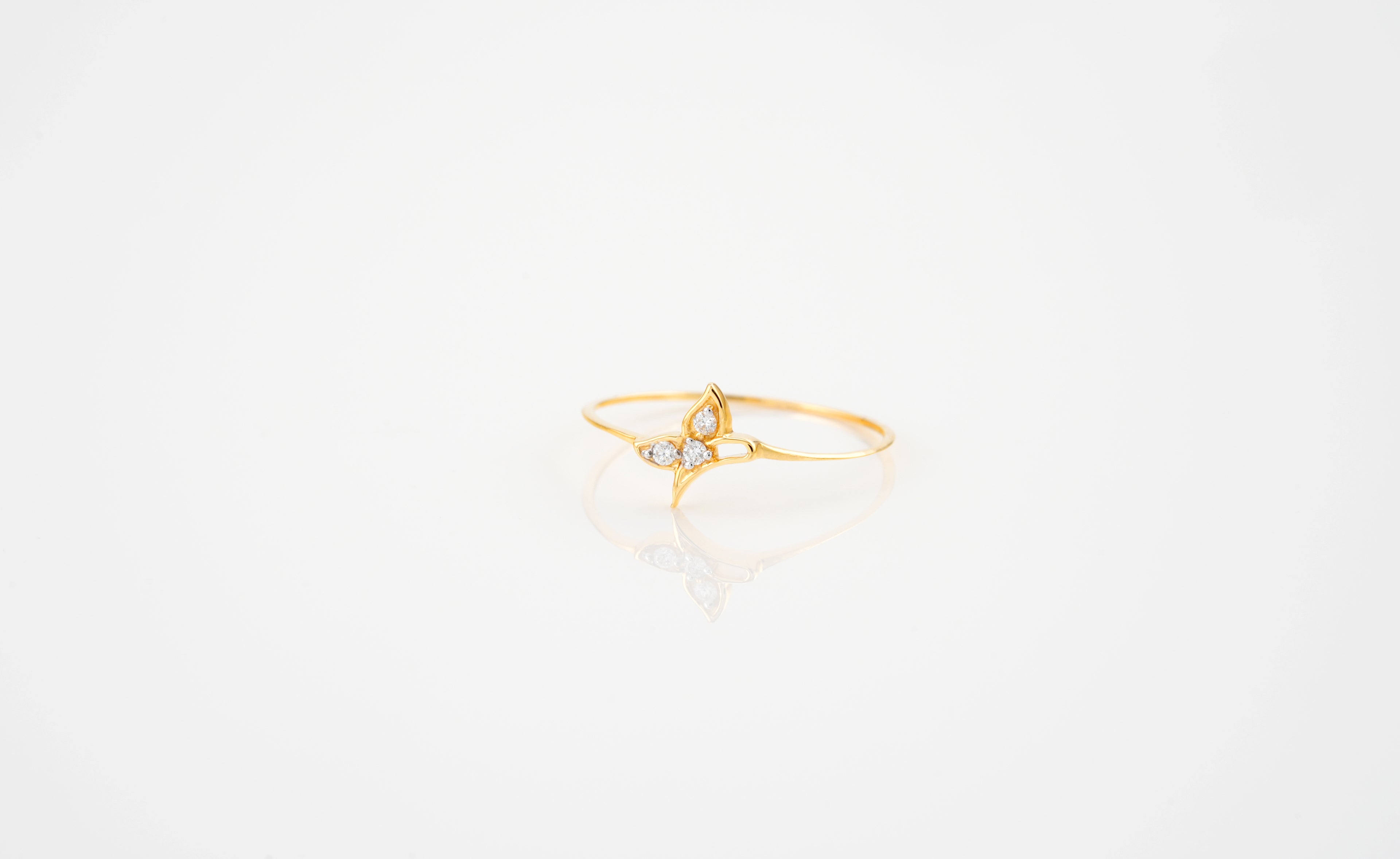 Butterfly Trio Ring  -RGD