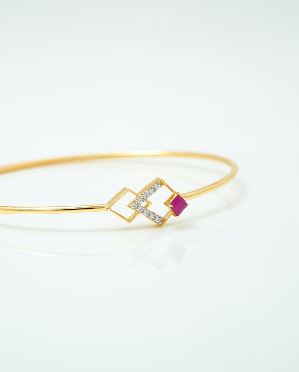 Ruby Royale Lock Bangle - CPBD22R
