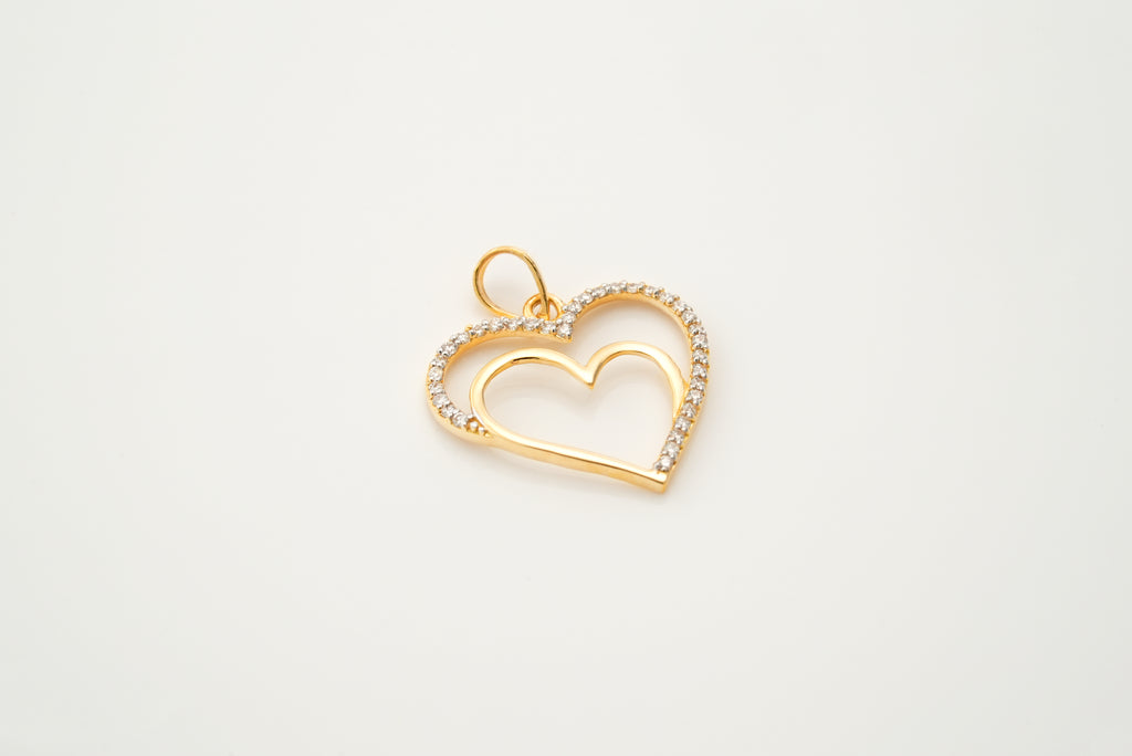 Twin Flame Sparkle Pendants  - PND197