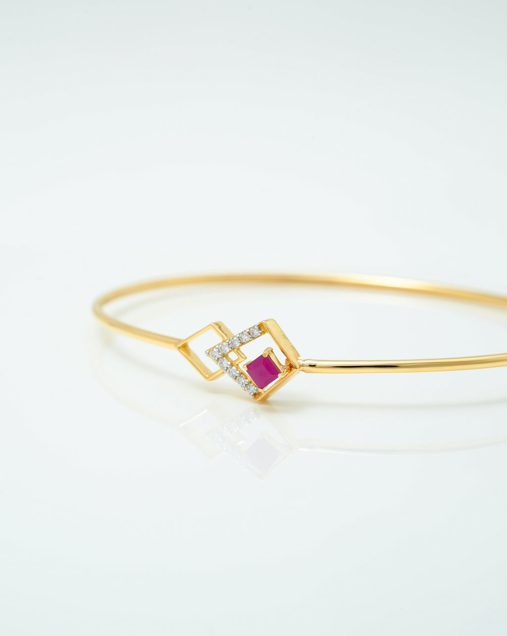 Ruby Royale Lock Bangle - CPBD22R
