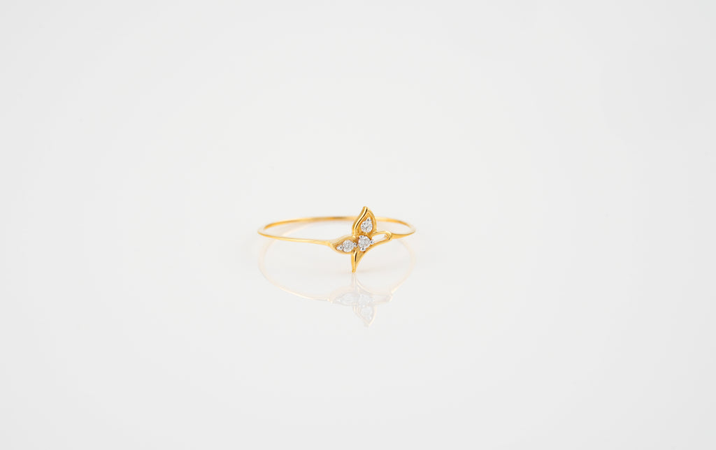Butterfly Trio Ring  -RGD