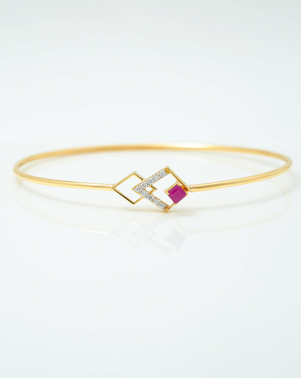 Ruby Royale Lock Bangle - CPBD22R