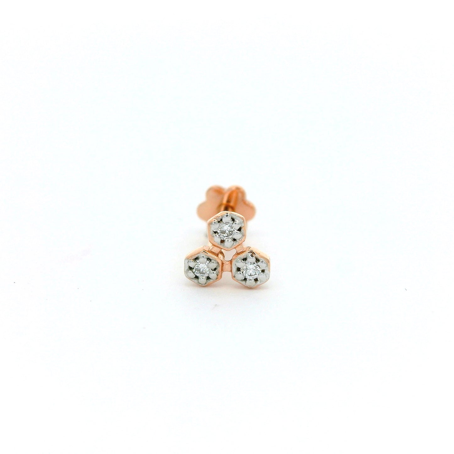 Elegant Rose Gold nose pin