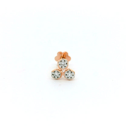 Elegant Rose Gold nose pin