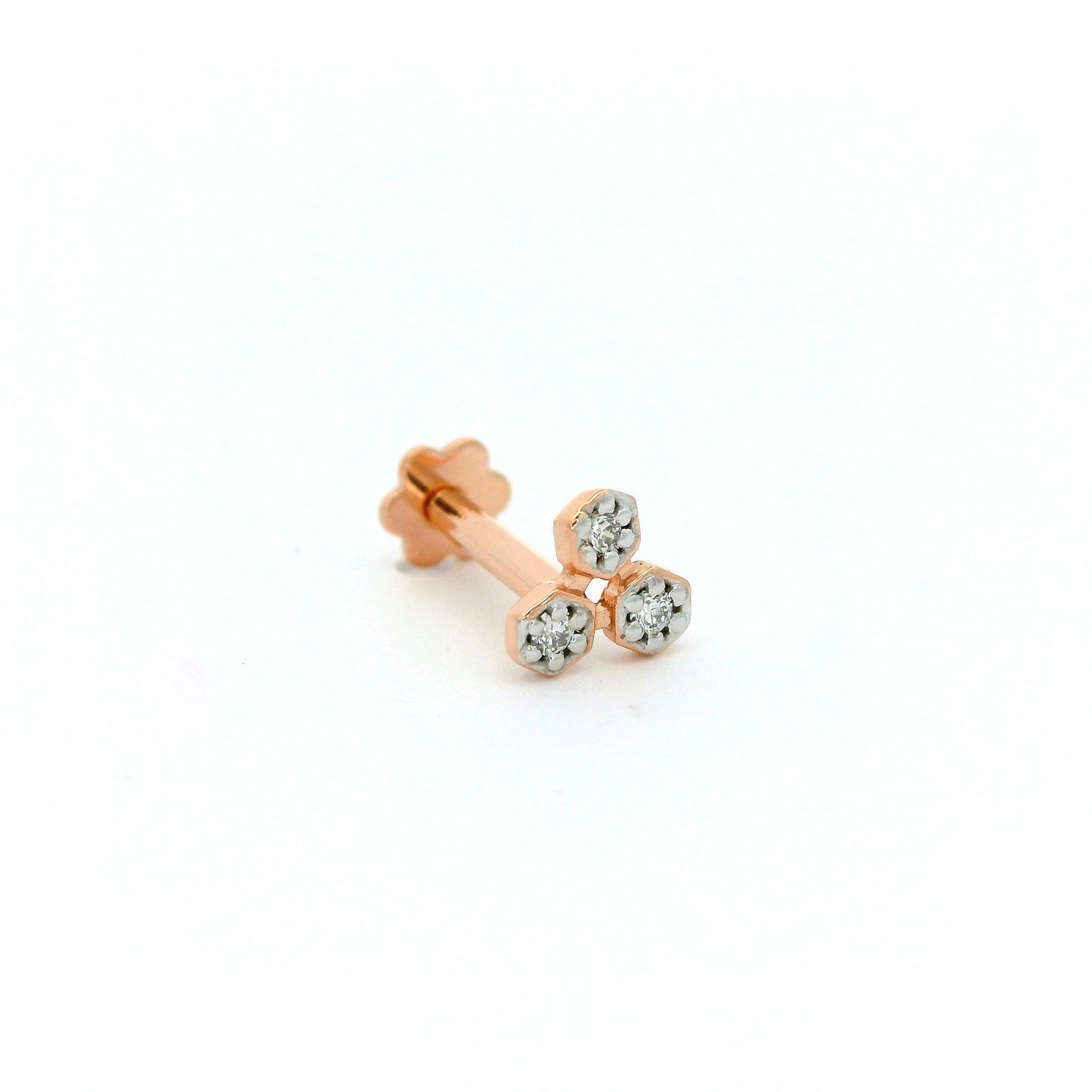 Elegant Rose Gold nose pin