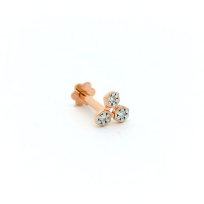 Elegant Rose Gold nose pin