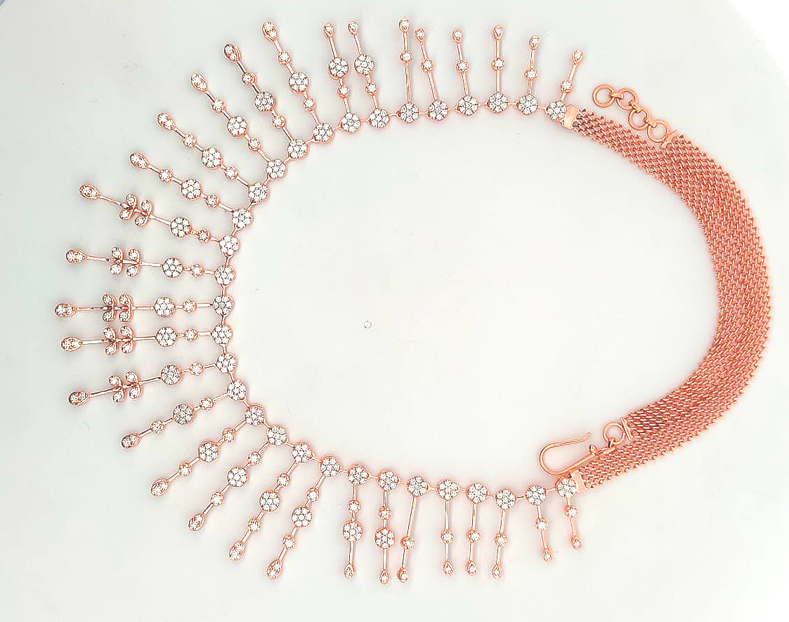 Elegant Rose Gold Necklace