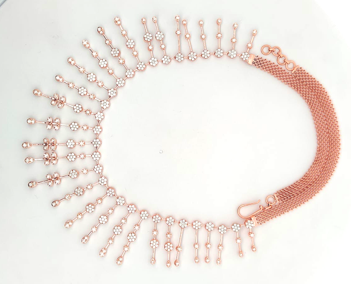 Elegant Rose Gold Necklace
