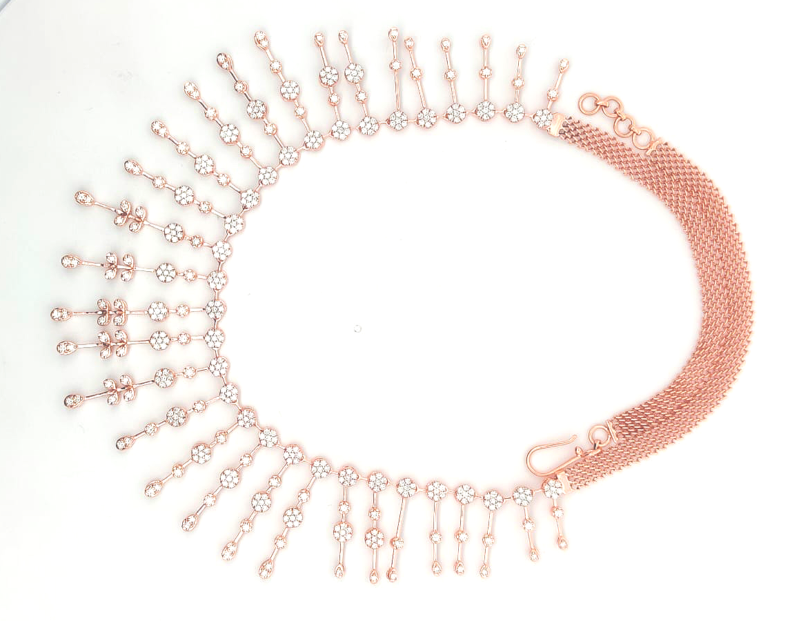 Elegant Rose Gold Necklace