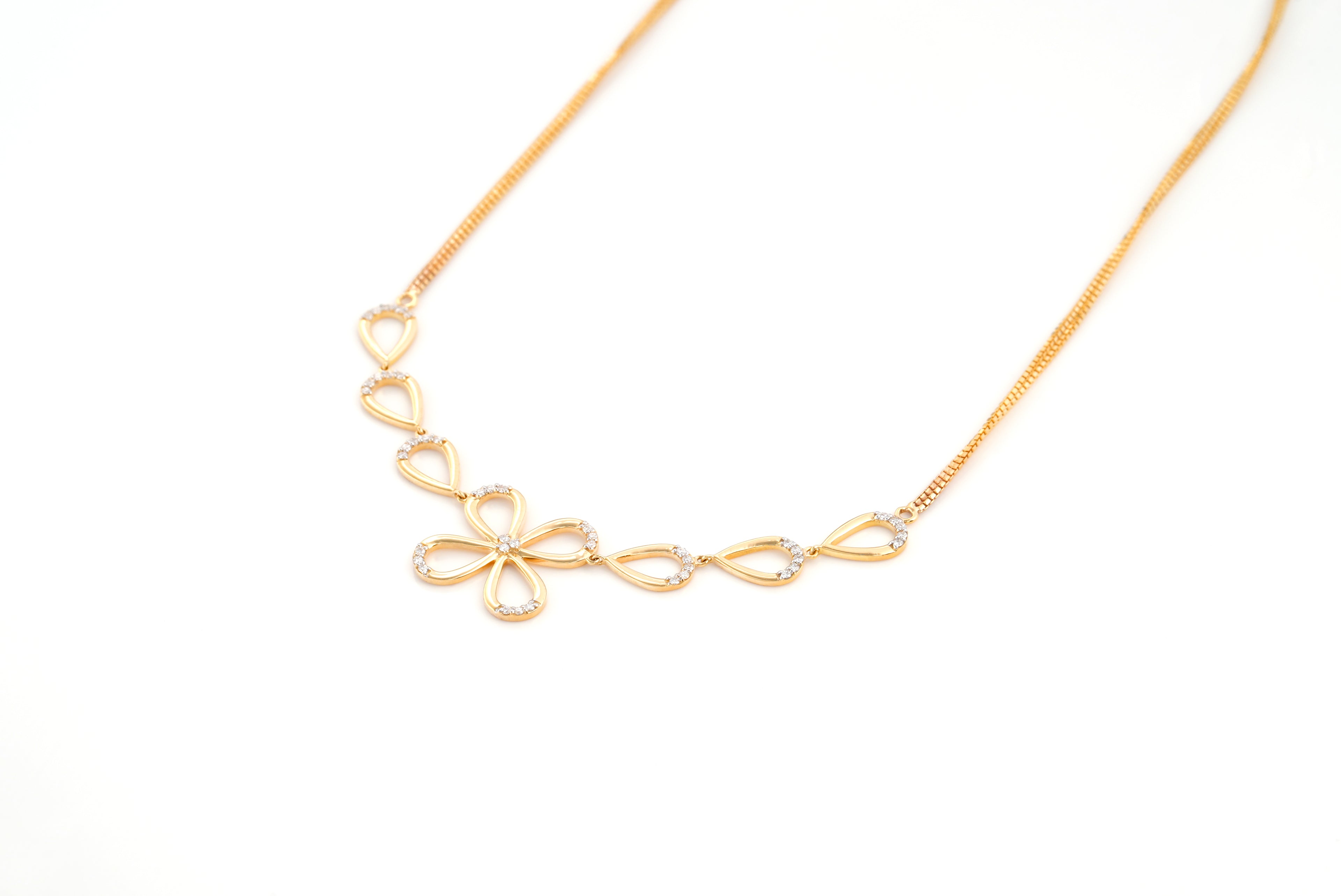 Delicate Beauty of Petals Necklace - NCD