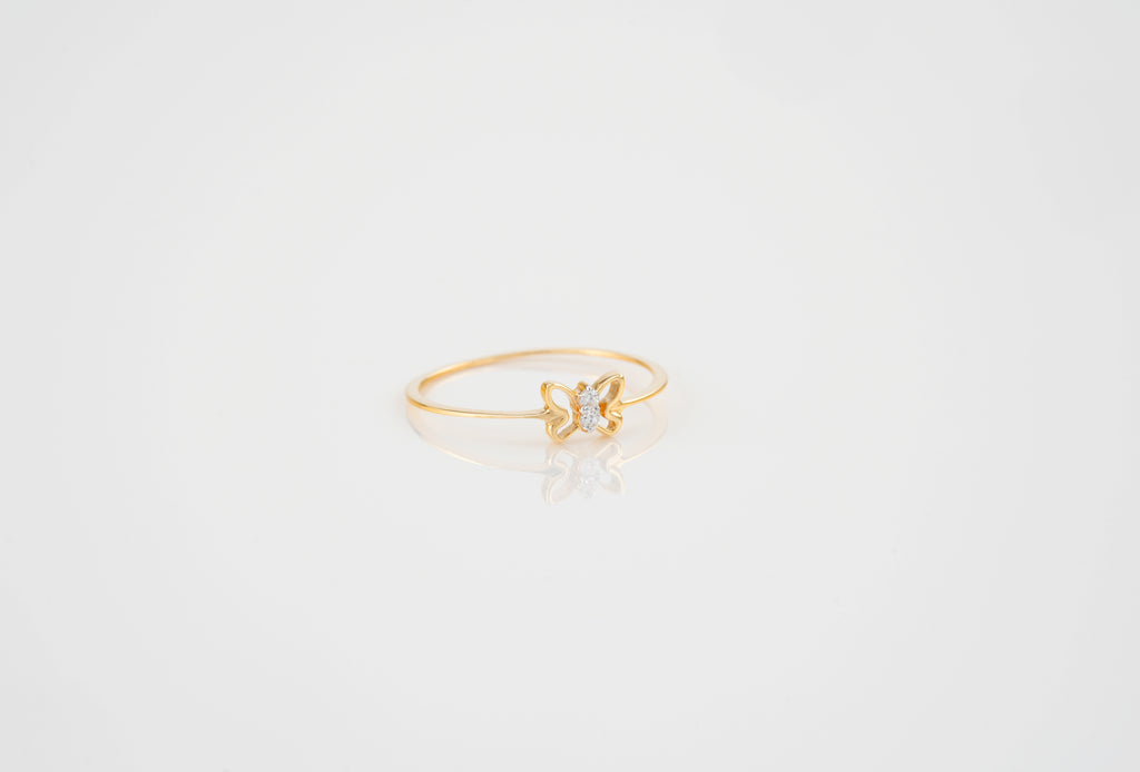 Golden Butterfly Grace Ring - RGD843